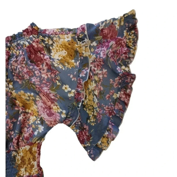 Umgee Off The Shoulder  Floral Dress Size XL - Picture 6 of 9